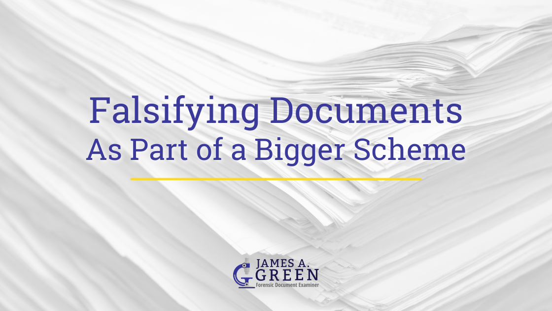 Falsifying Documents | Document Examiner